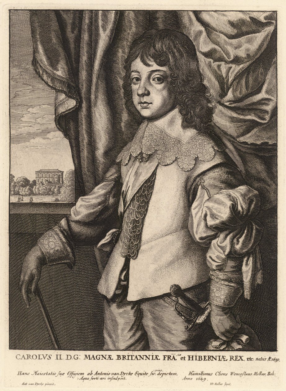 Carlo II. Stato 7 da Wenceslaus Hollar