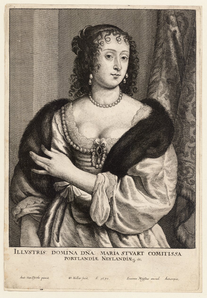 Contessa di Portland da Wenceslaus Hollar
