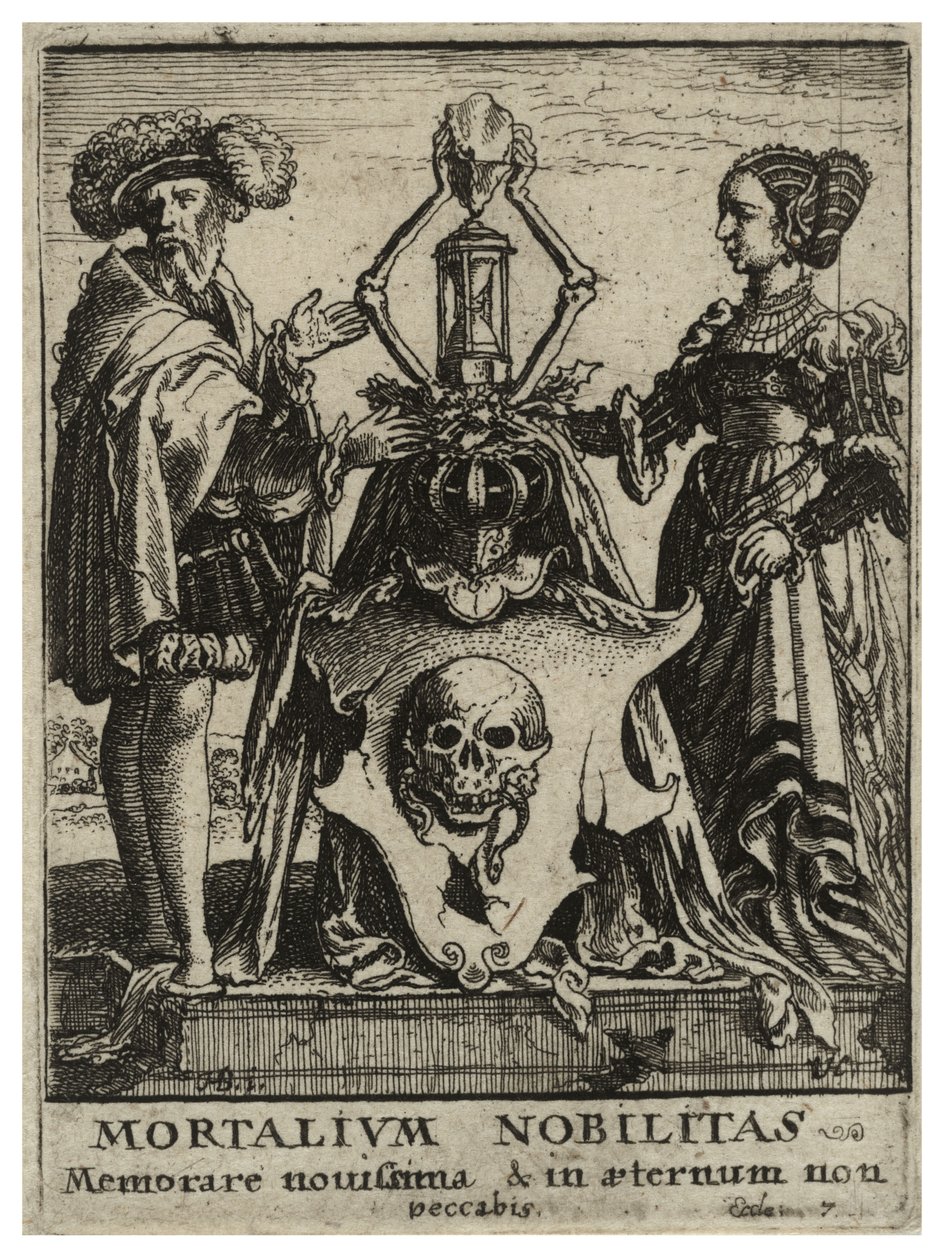 Stemma della morte. Stato 2 da Wenceslaus Hollar