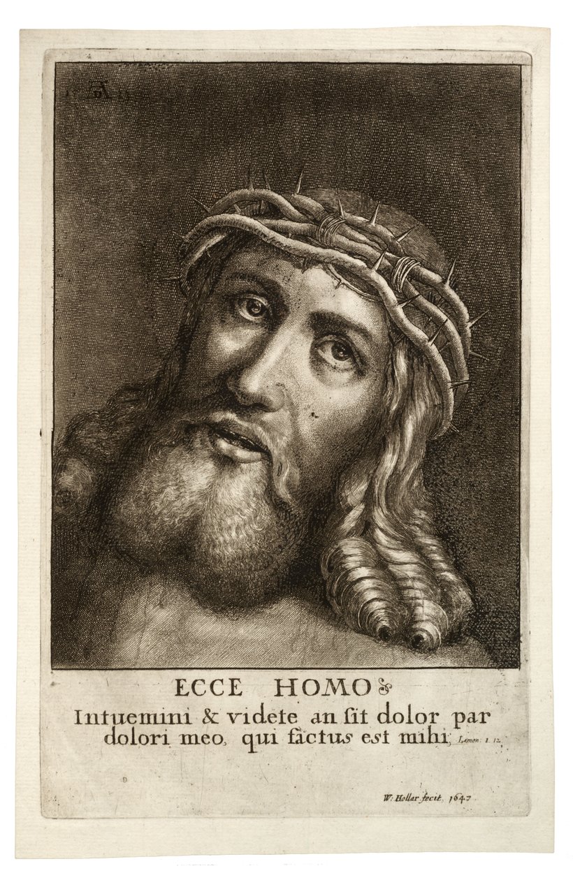 Ecce Homo (stato 2) da Wenceslaus Hollar