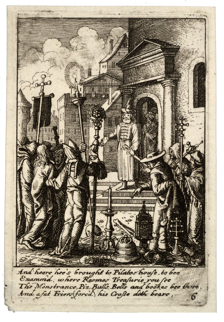 Gesù davanti a Pilato da Wenceslaus Hollar