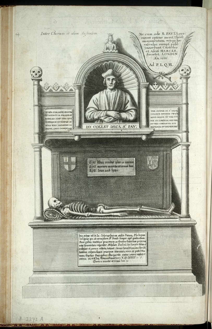 John Colet. Stato 1 da Wenceslaus Hollar