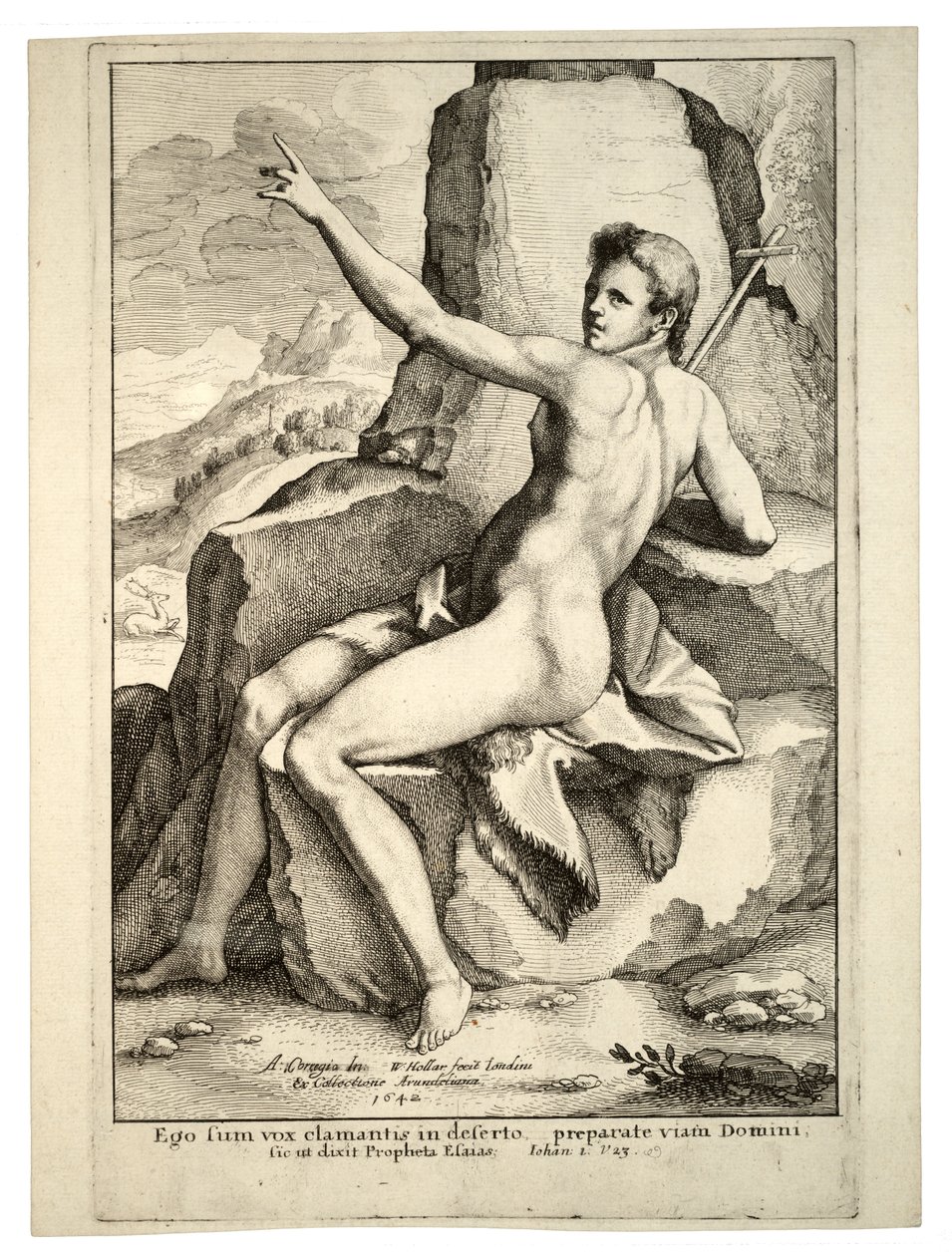 San Giovanni Battista. Stato 2 da Wenceslaus Hollar