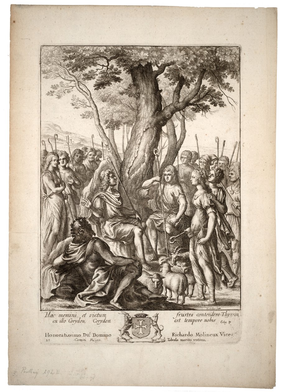 Meliboeus. Stato 3 da Wenceslaus Hollar