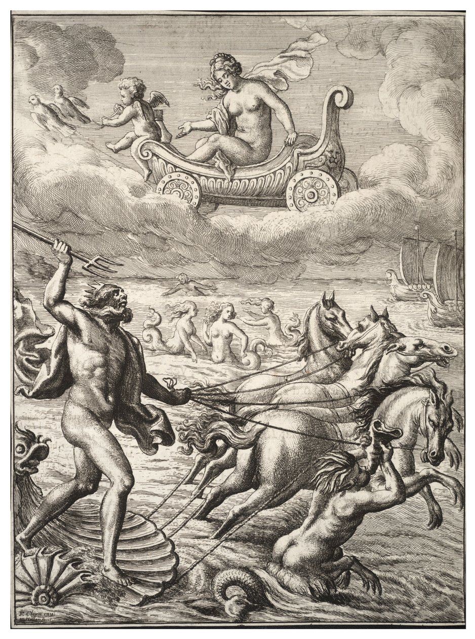 Nettuno e Venere. Stato 2 da Wenceslaus Hollar