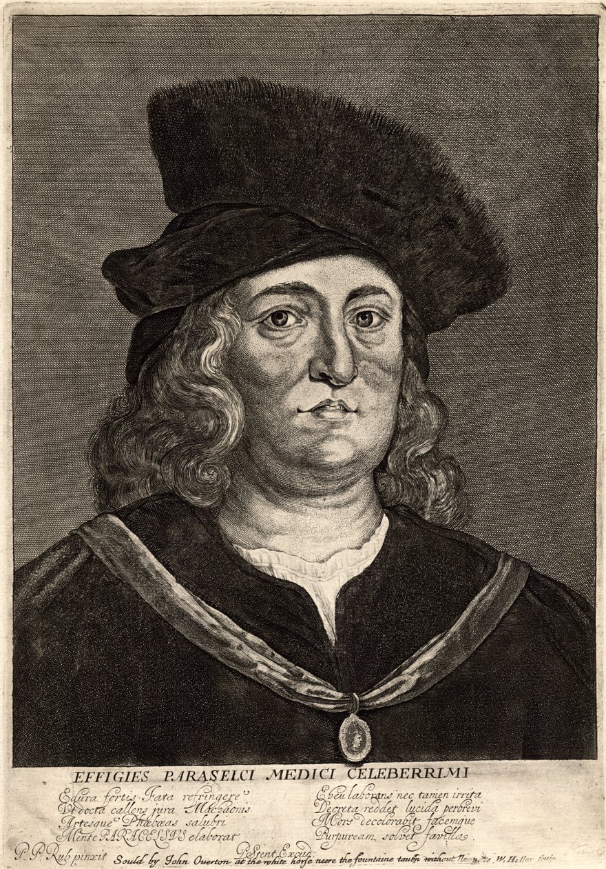 Paracelso. Stato 2 da Wenceslaus Hollar