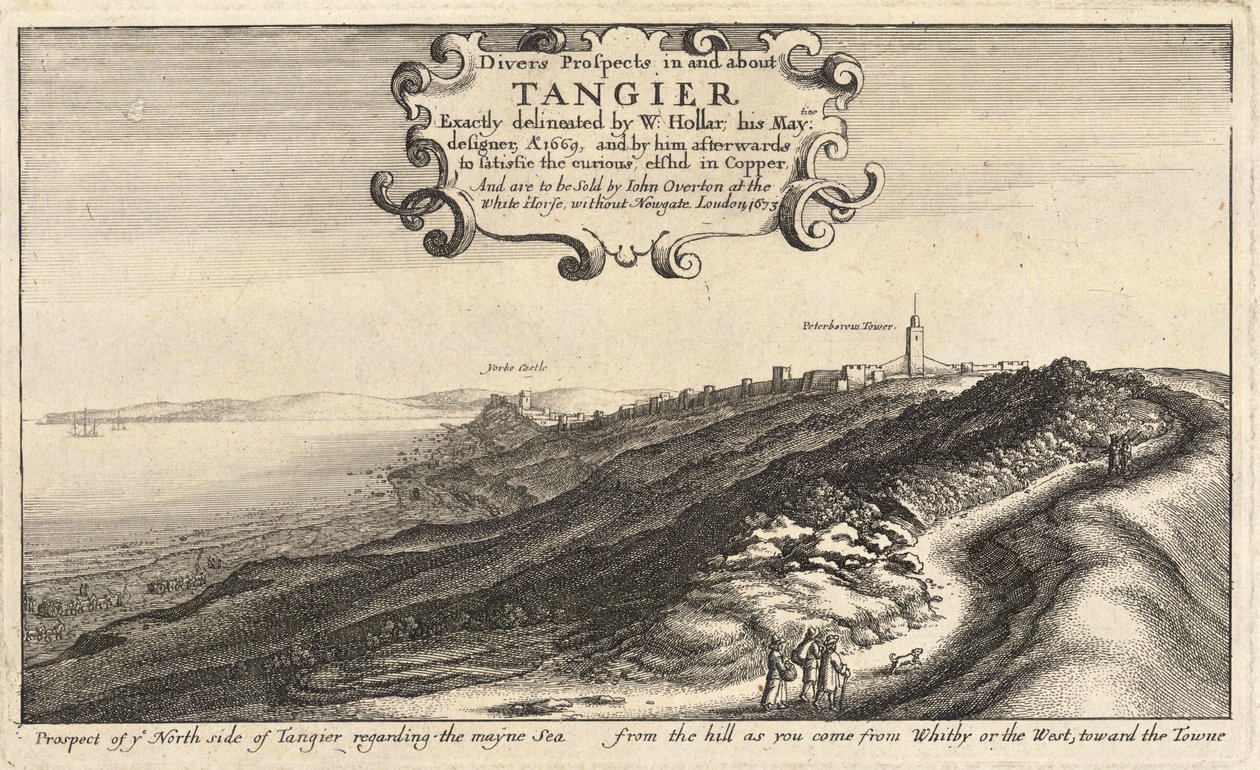 Tangier. Titolo della serie. Stato 1 da Wenceslaus Hollar