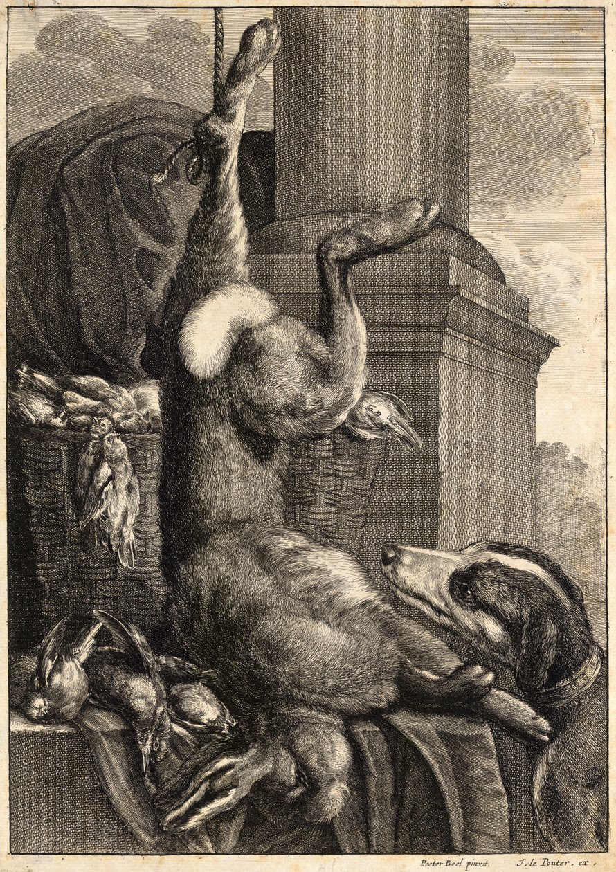 La lepre morta. Stato 2 da Wenceslaus Hollar