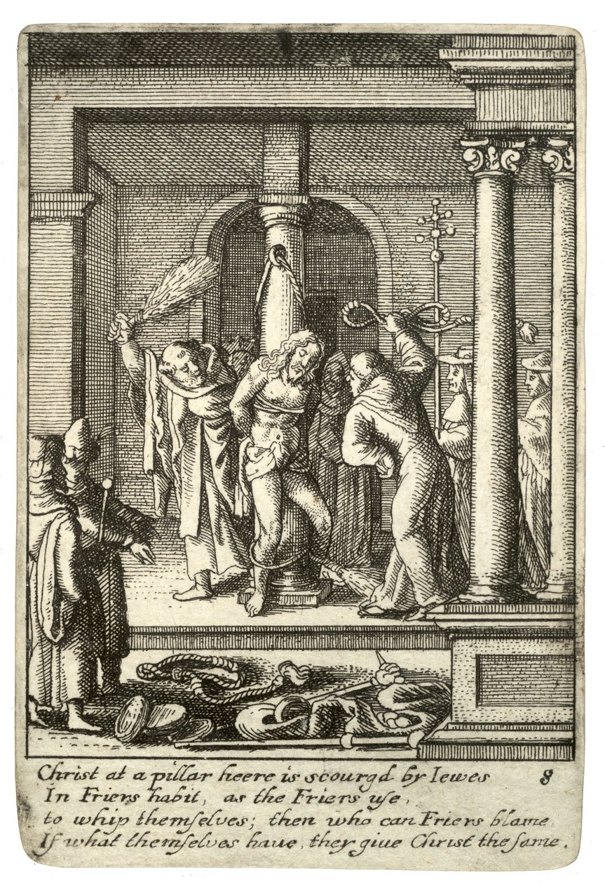La flagellazione da Wenceslaus Hollar