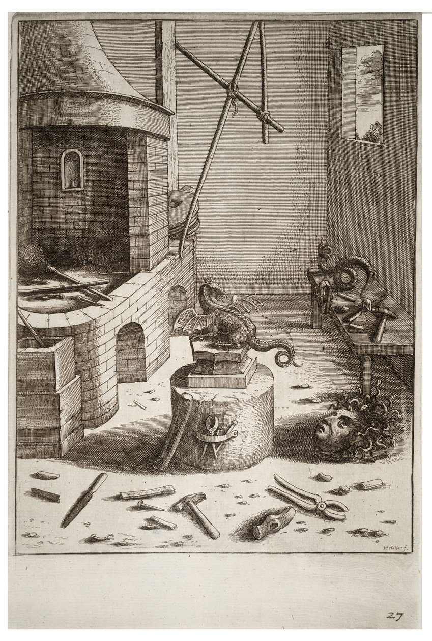 La vipera e il lima da Wenceslaus Hollar