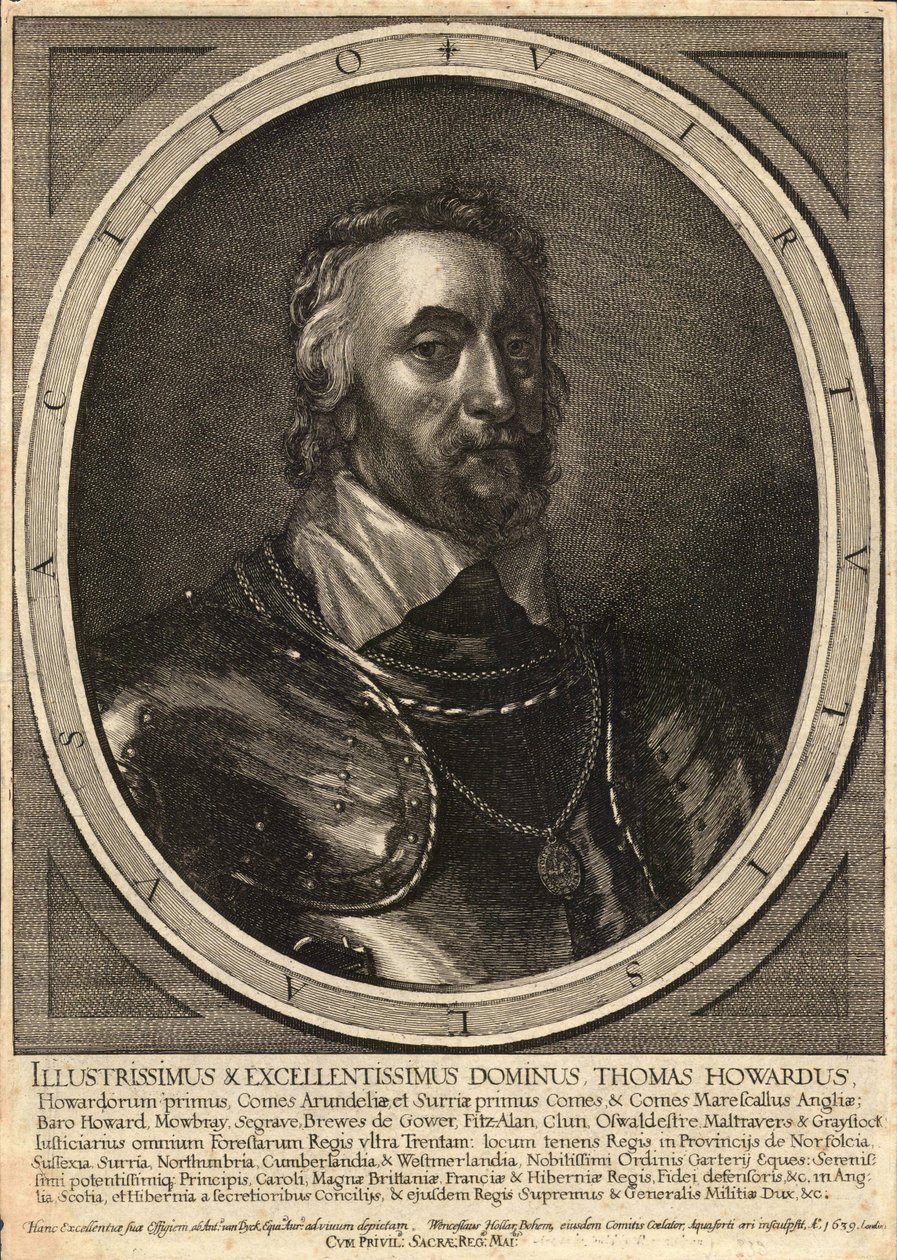 Thomas, conte di Arundel. Stato 3 da Wenceslaus Hollar