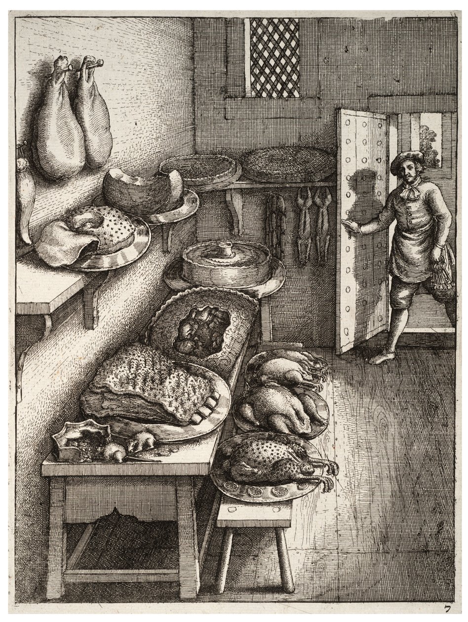 Il topo di città e il topo di campagna da Wenceslaus Hollar