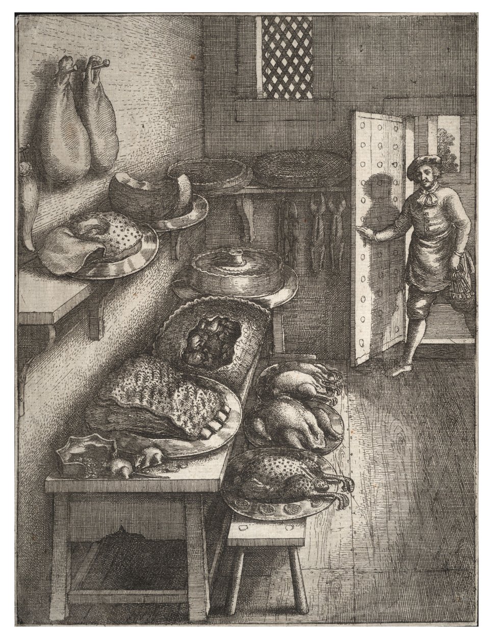 Il topo di città e il topo di campagna da Wenceslaus Hollar