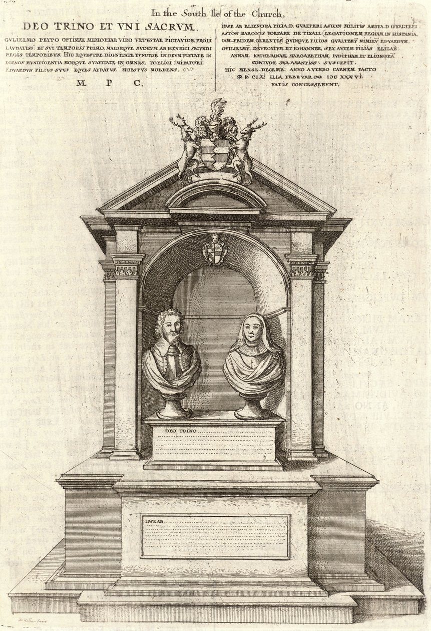 William Peto (monumento) da Wenceslaus Hollar