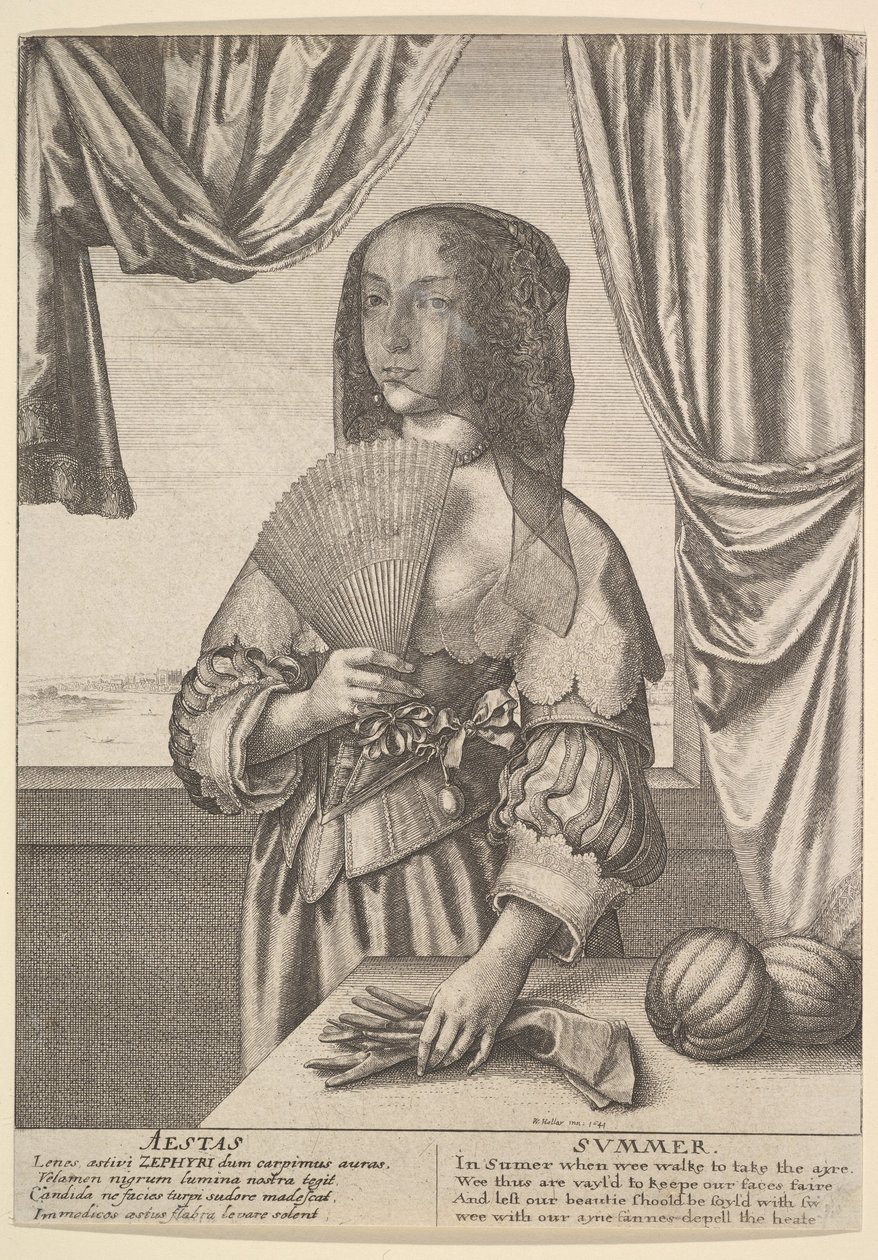 Aestas - Estate da Wenceslaus Hollar