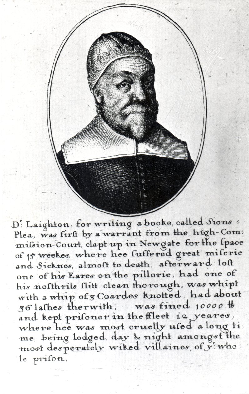 Alexander Leighton, c.1641 da Wenceslaus Hollar