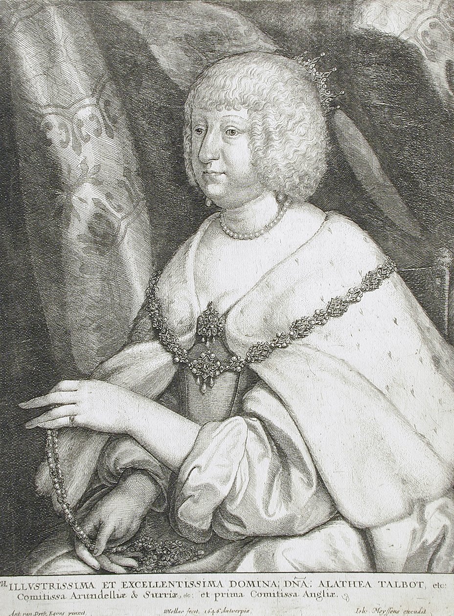 Althea Talbot, Lady Arundel da Wenceslaus Hollar