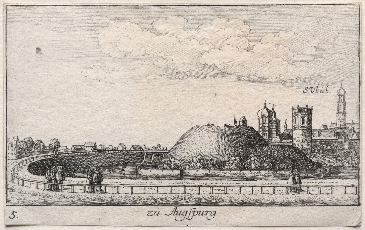 Amoenissimae aliquot locorvm...: Tavola 5, Augusta da Wenceslaus Hollar