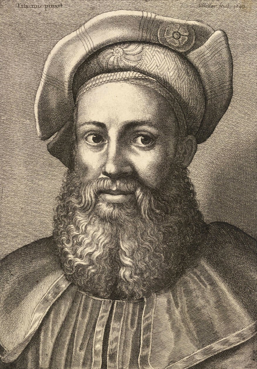 Aretino. Stato 2 da Wenceslaus Hollar