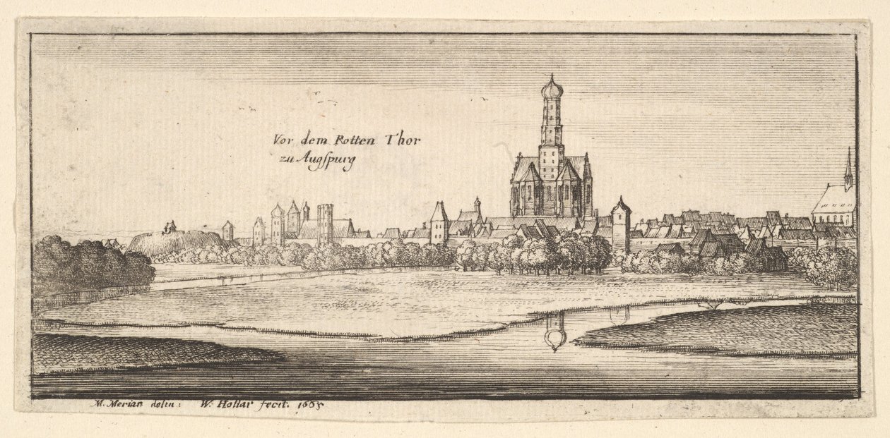 Augusta, 1665 da Wenceslaus Hollar