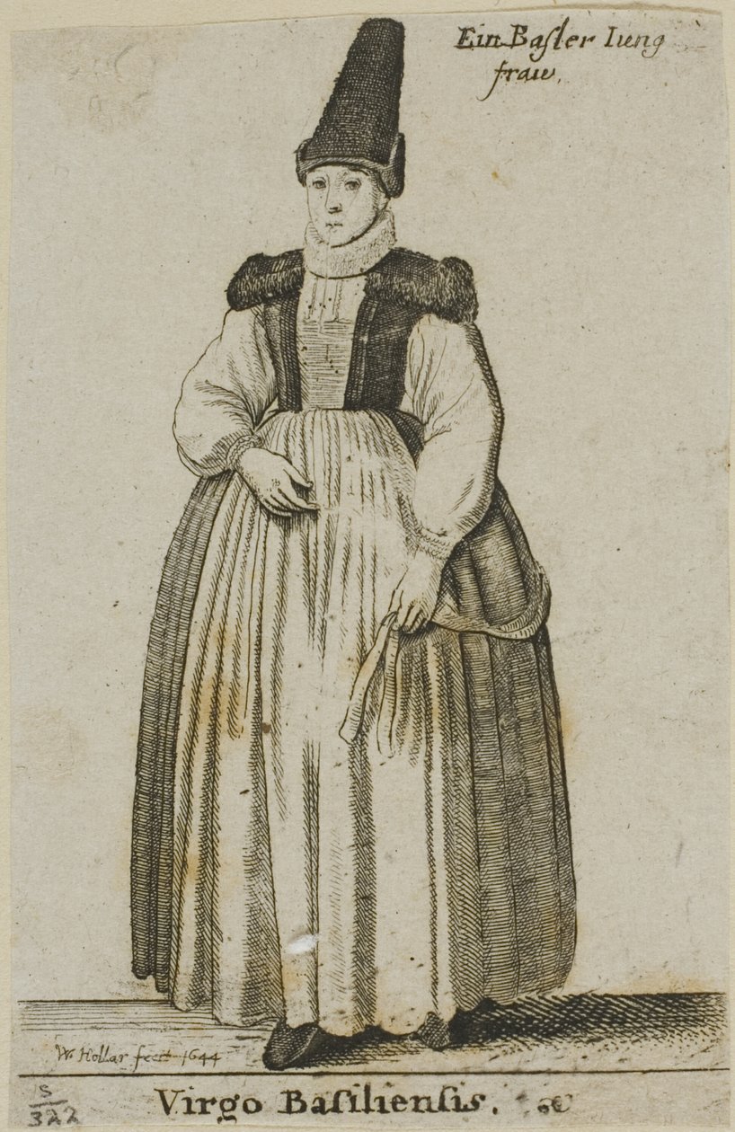 Donna di Basilea da Wenceslaus Hollar