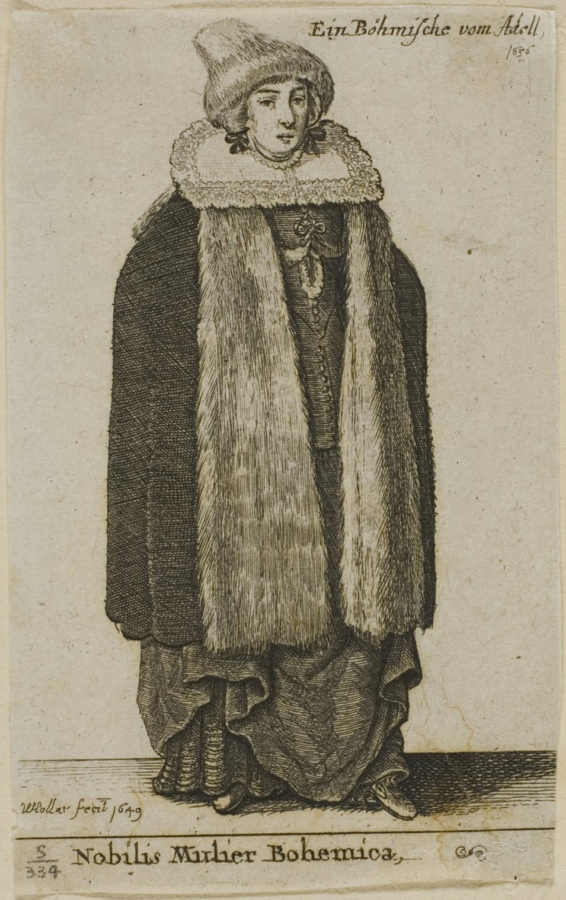 Nobile boema da Wenceslaus Hollar