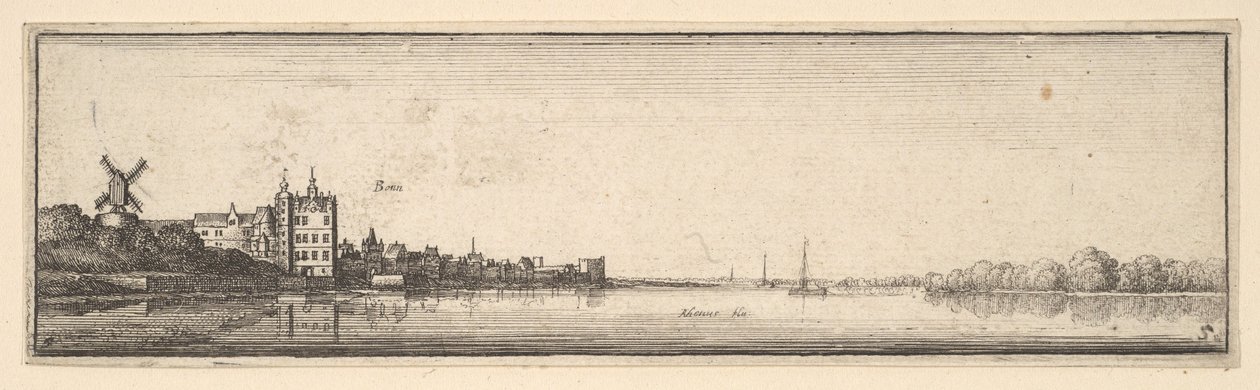 Bonn, 1642-1644 da Wenceslaus Hollar