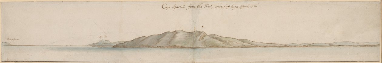 Capo Spartell da ovest da Wenceslaus Hollar