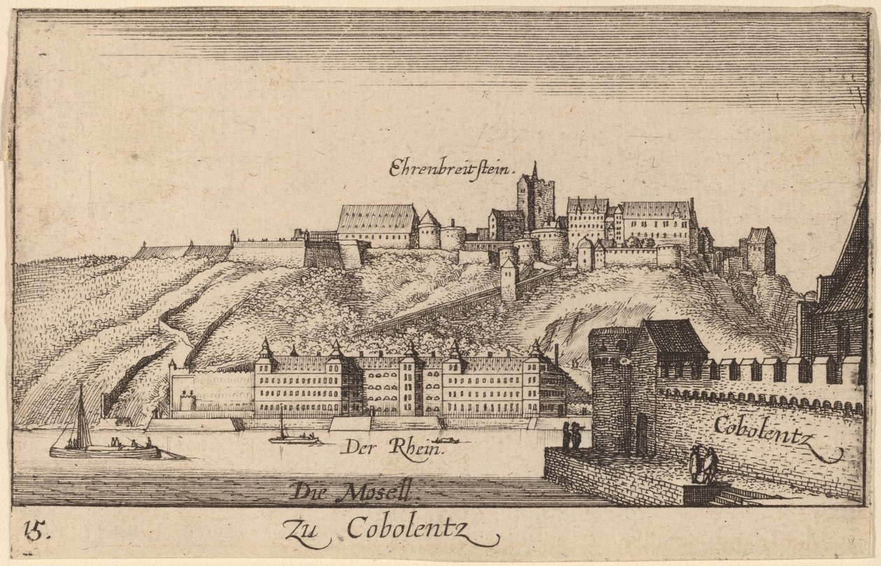 Coblenza da Wenceslaus Hollar