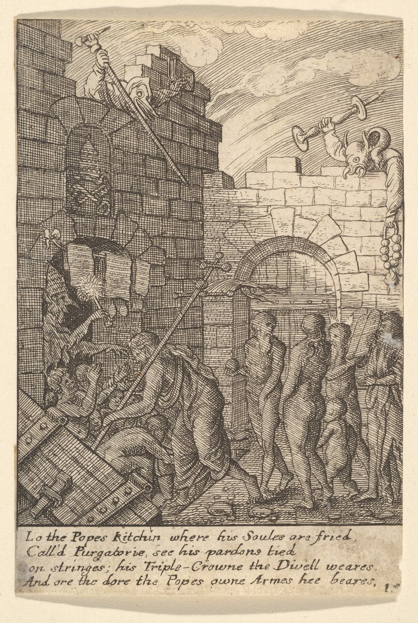 Discesa agli Inferi da Wenceslaus Hollar