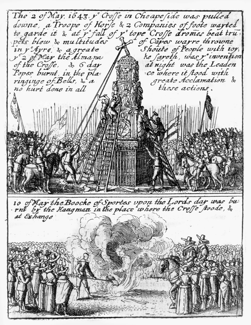 Distruzione della Croce di Cheapside; il 