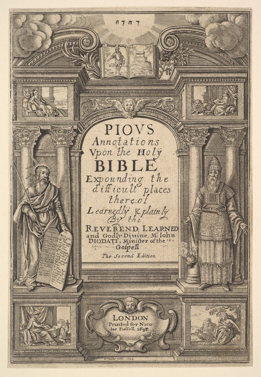 Annotazioni Pie di Diodati da Wenceslaus Hollar