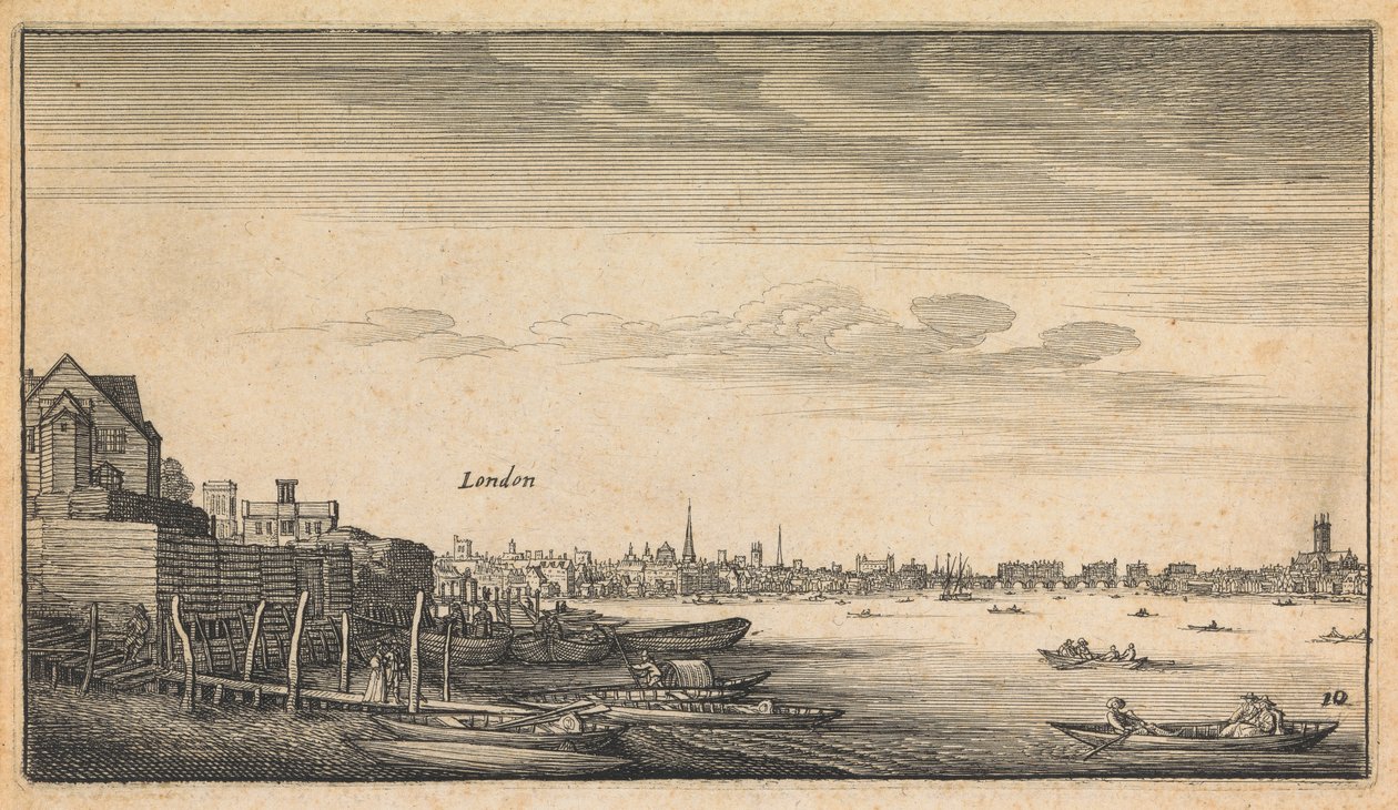 Vedute inglesi: Londra da Wenceslaus Hollar