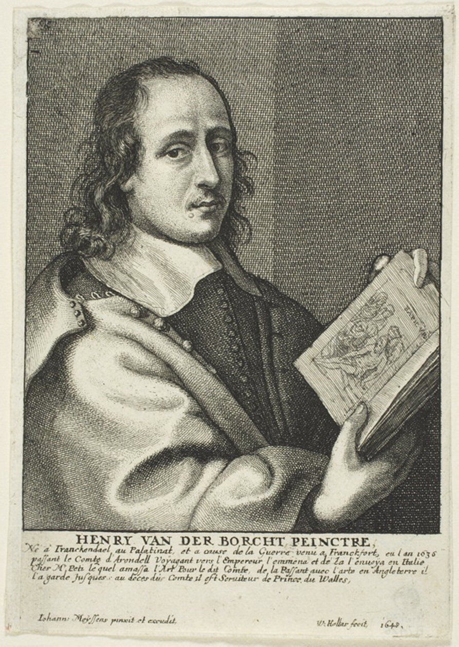 Hendrik van der Borcht il Giovane da Wenceslaus Hollar