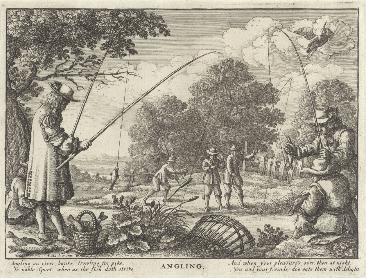 Pesca da Wenceslaus Hollar