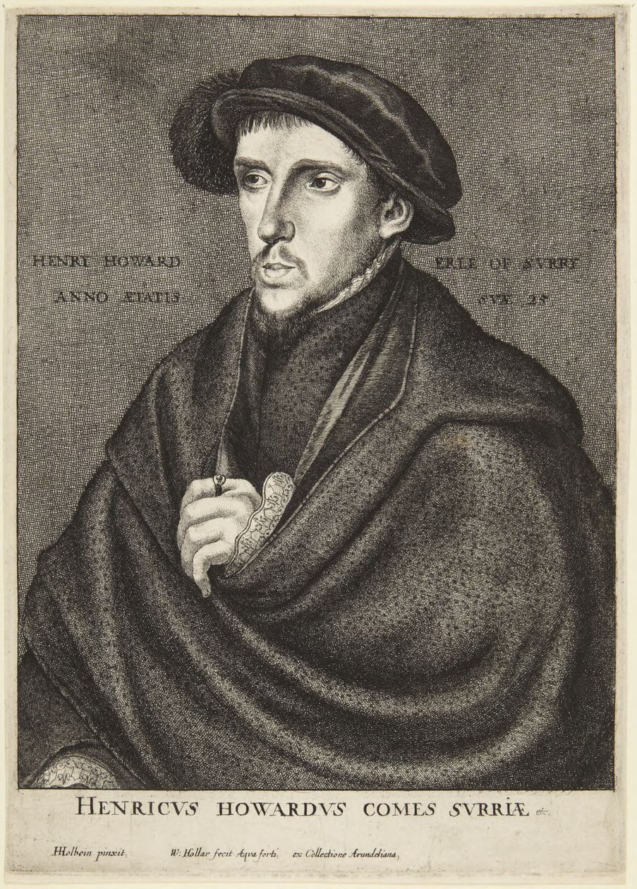 Henry Howard, conte di Surrey da Wenceslaus Hollar