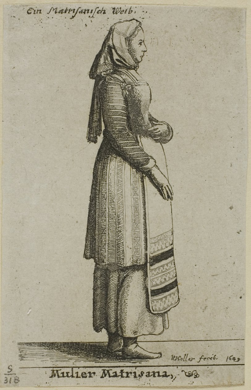 Donna ungherese da Wenceslaus Hollar