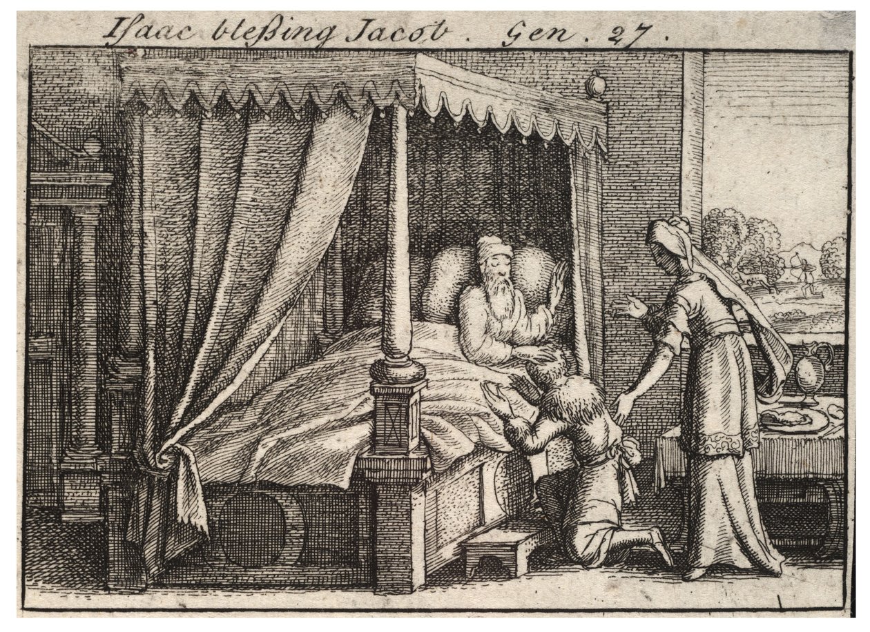 Isacco benedice Giacobbe da Wenceslaus Hollar
