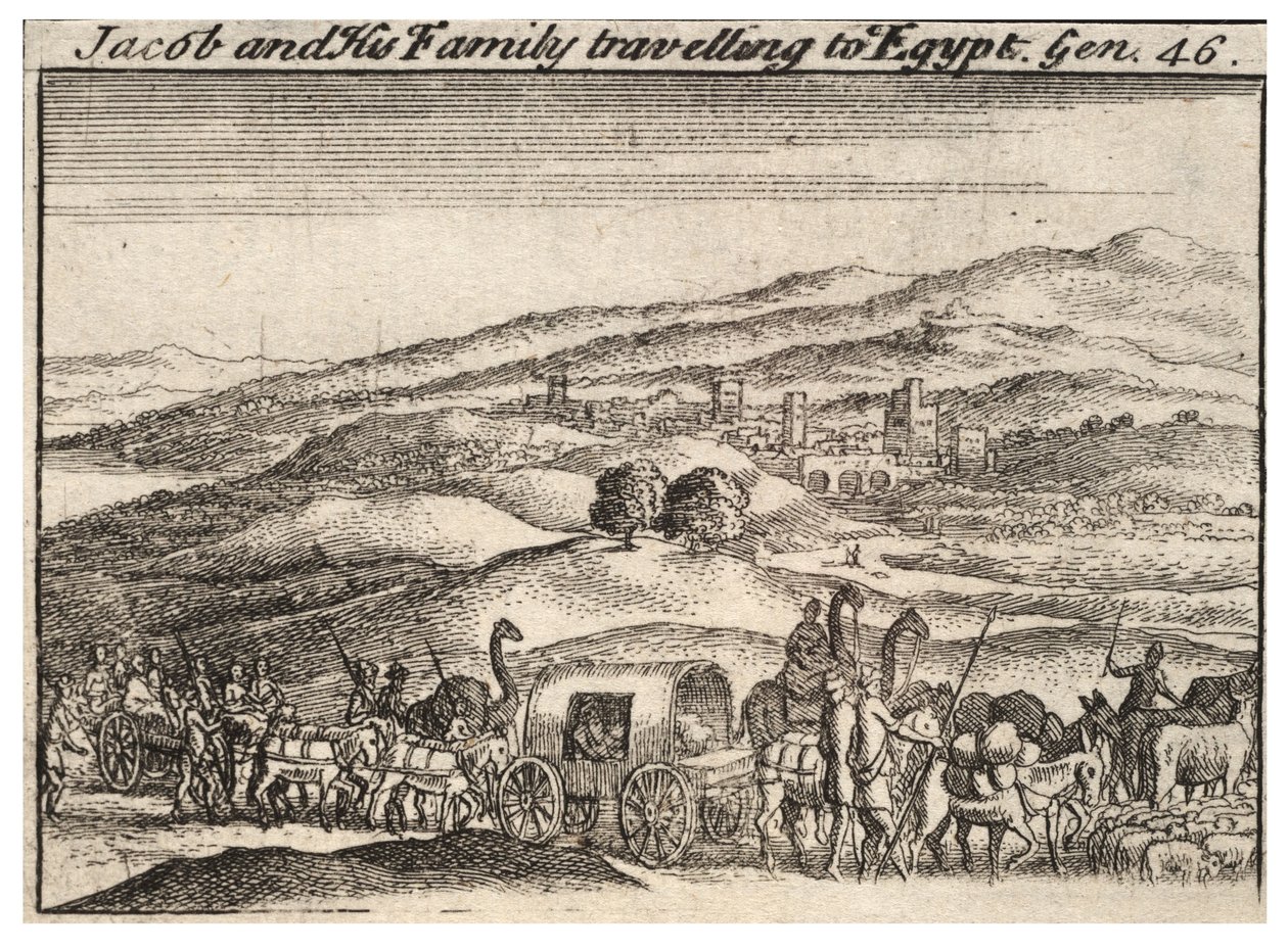 Giacobbe viaggia verso l