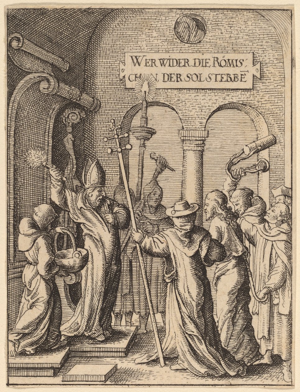 Gesù davanti a Caifa da Wenceslaus Hollar