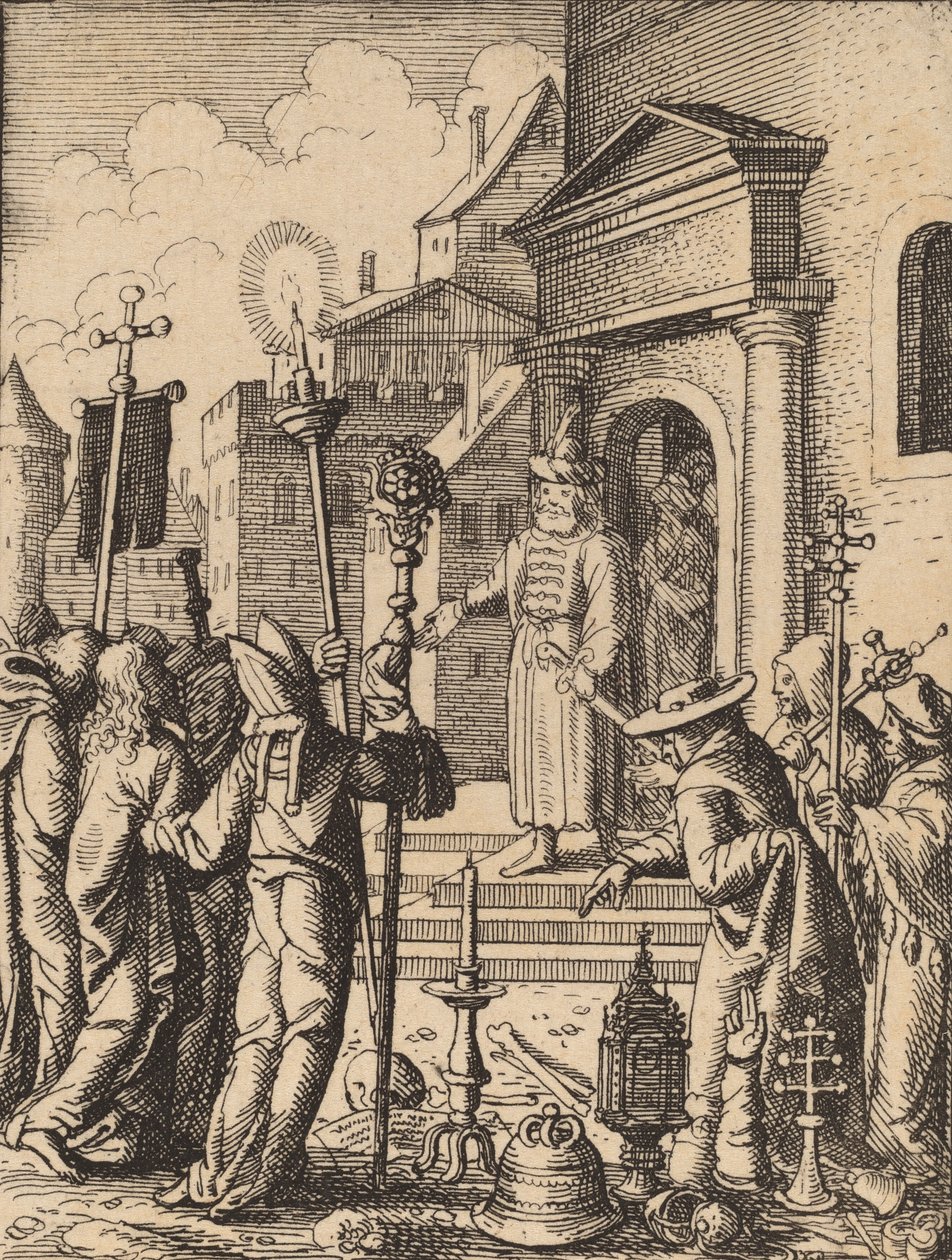 Gesù davanti a Pilato da Wenceslaus Hollar