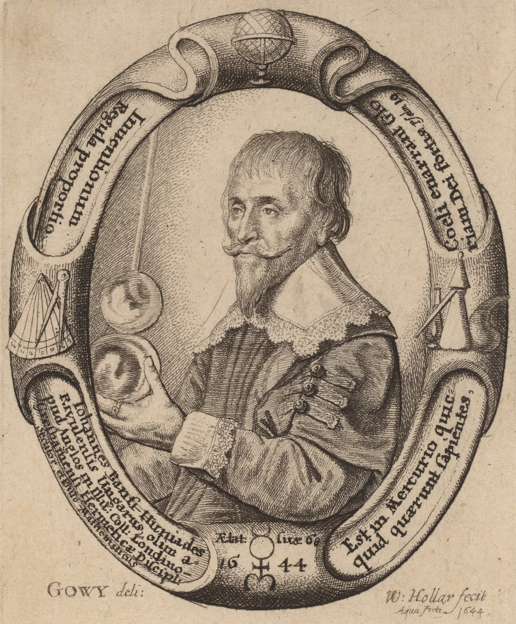 Johann Banfi Huniades da Wenceslaus Hollar