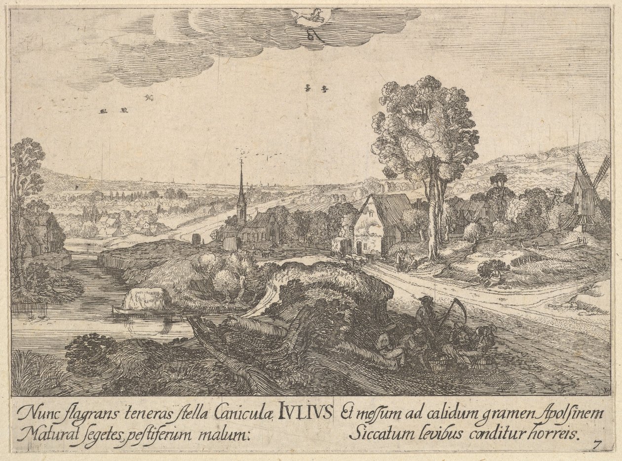 Luglio, 1628-29 da Wenceslaus Hollar