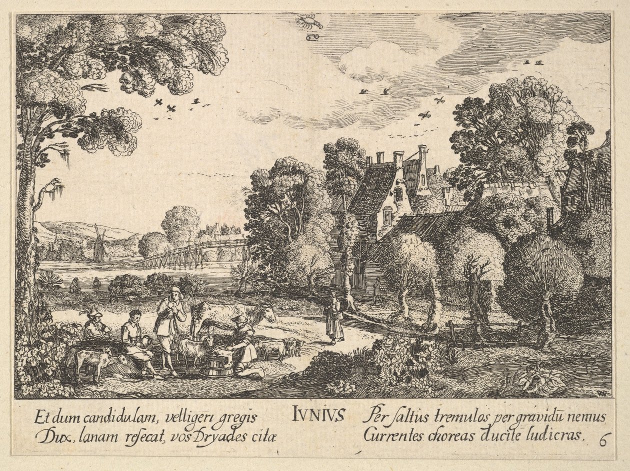 Giugno, 1628-29 da Wenceslaus Hollar