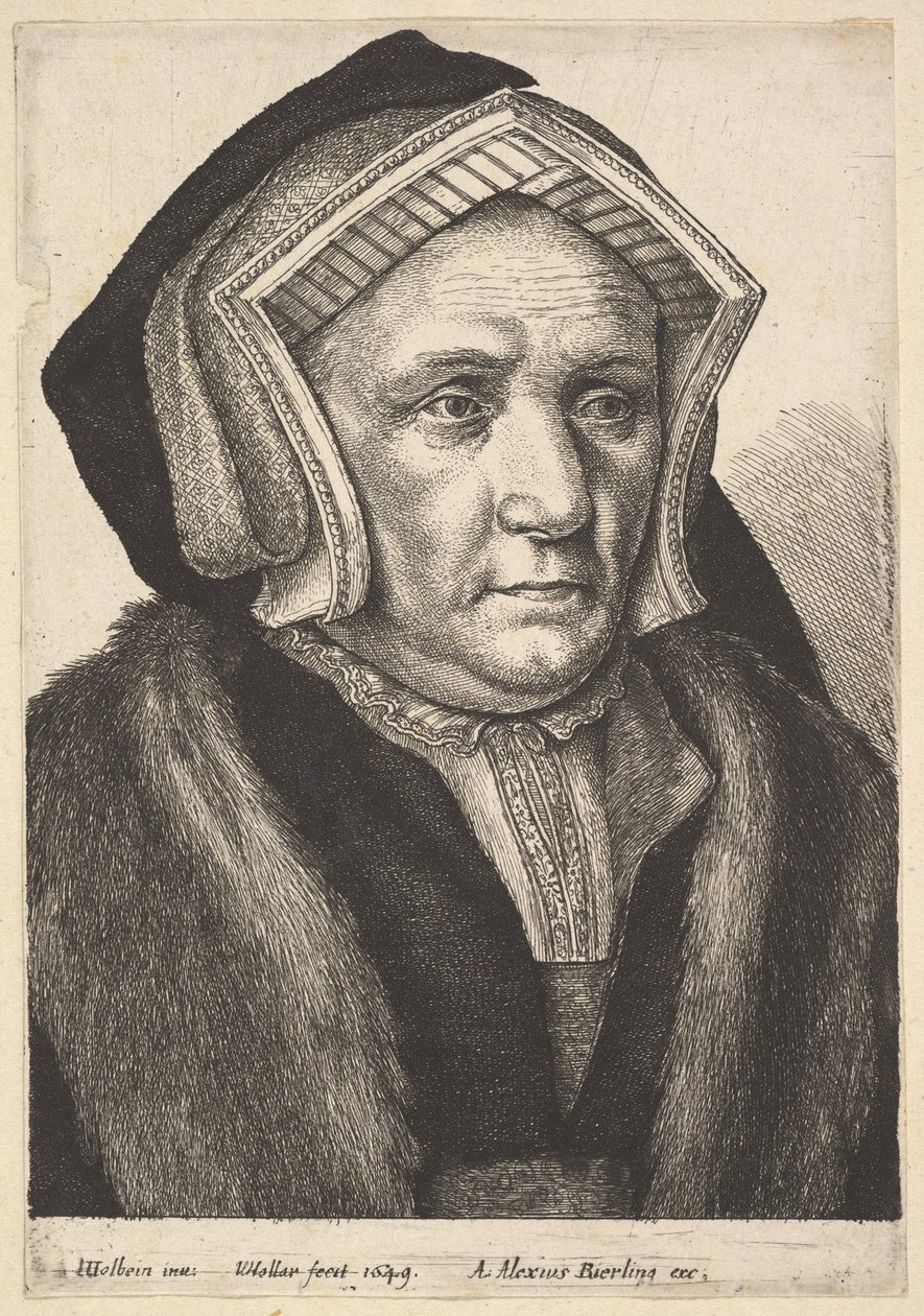 Lady Mary Butts da Wenceslaus Hollar
