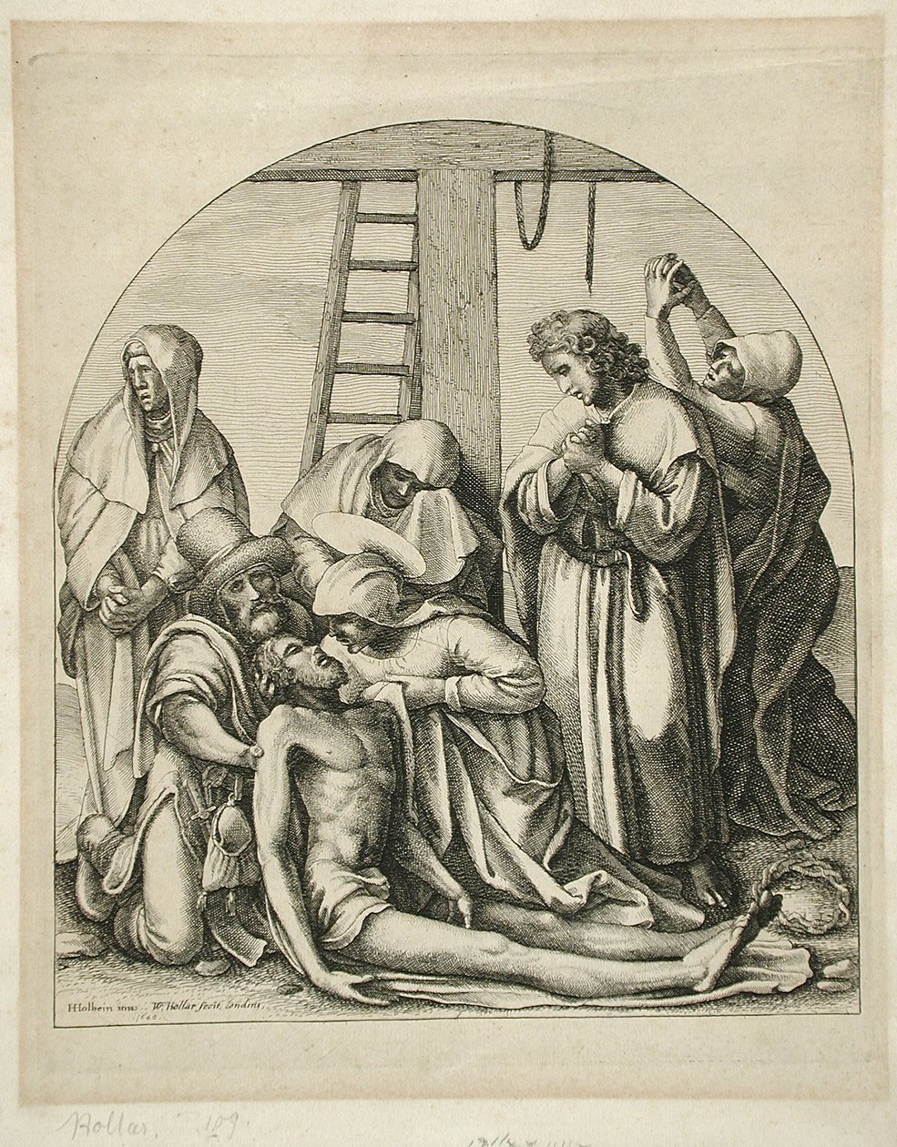 Lamentazione da Wenceslaus Hollar