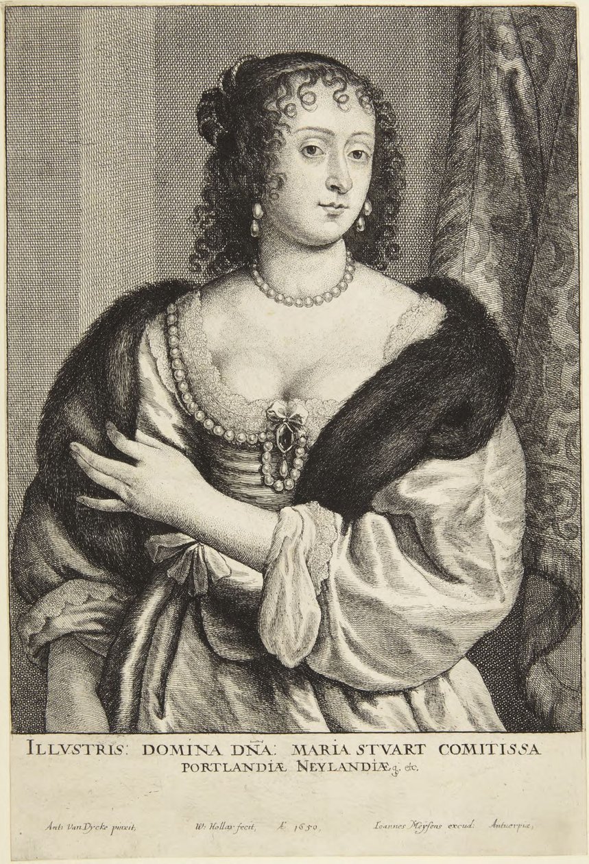 Maria Stuarda da Wenceslaus Hollar