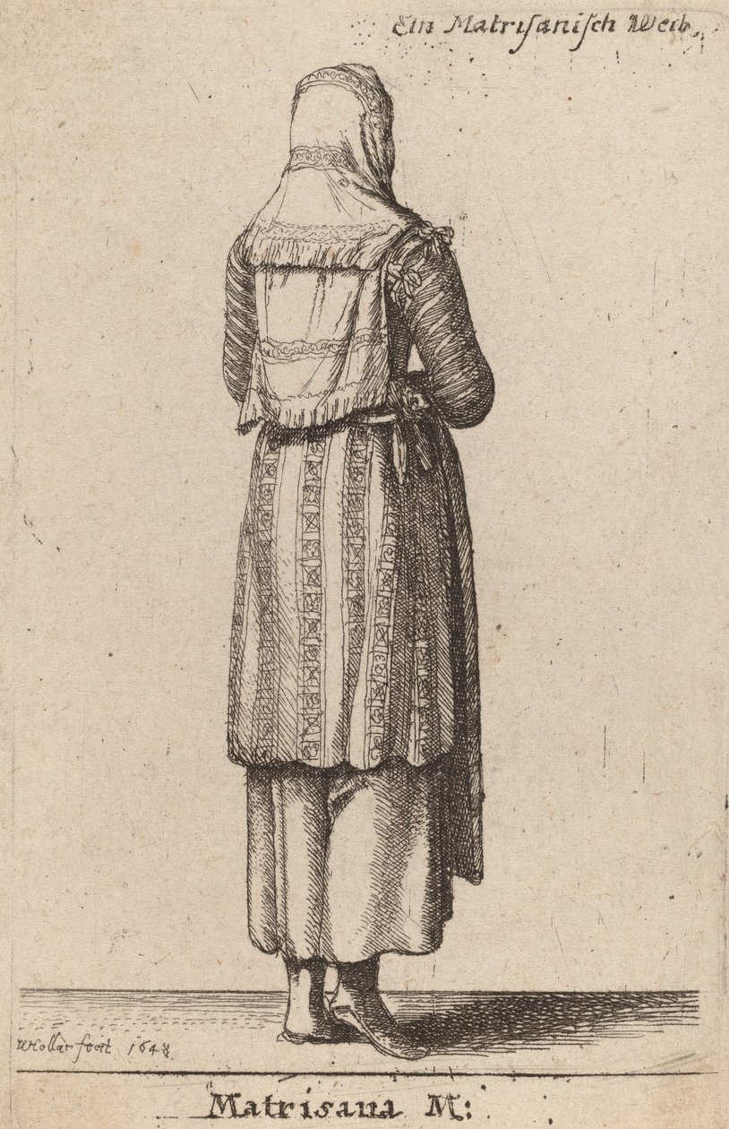 Matrisana M., 1648 da Wenceslaus Hollar