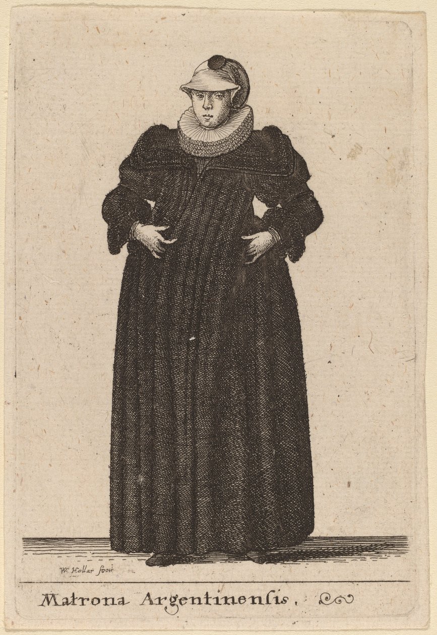 Matrona argentina da Wenceslaus Hollar