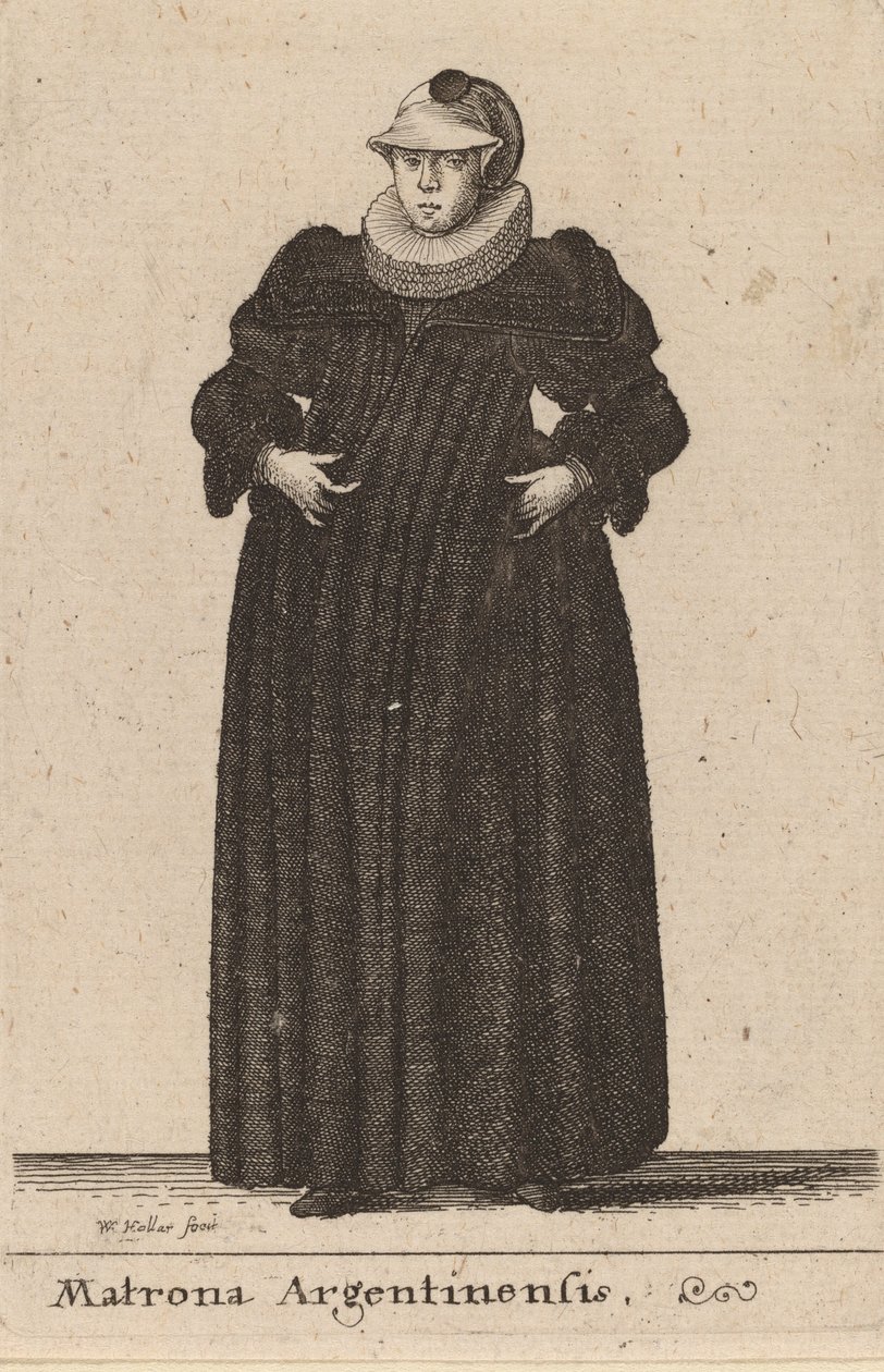 Matrona Argentinensis da Wenceslaus Hollar